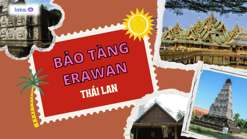 Ba tầng của bảo tàng Erawan ở Bangkok tượng trưng cho điều gì?