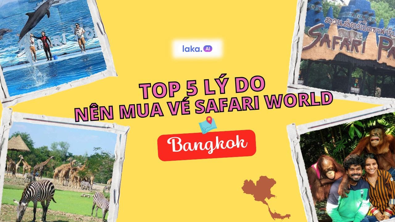 Săn Vé Safari World: Trải Nghiệm đỉnh cao chỉ có tại Vườn Thú Lớn Nhất Đông Nam Á