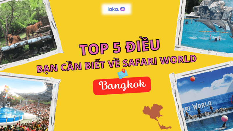 TOP 5 điều bạn nhất định phải biết trước khi mua vé Safari World!