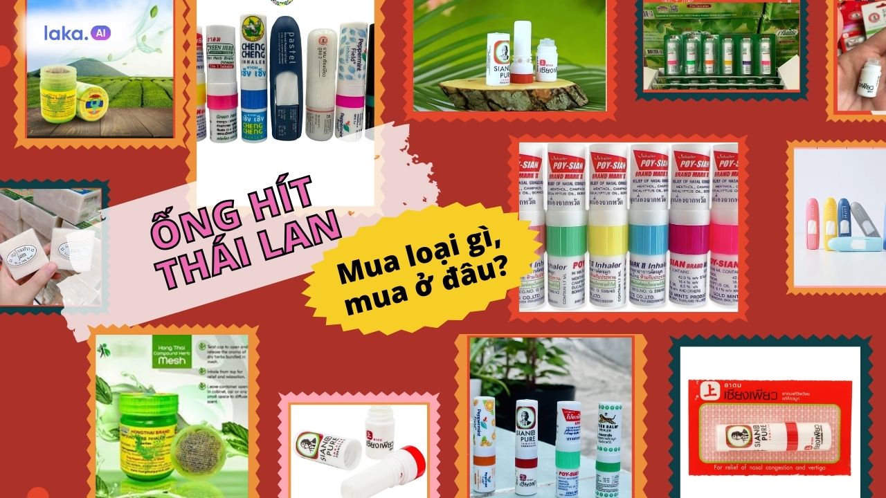 Đi thái lan nên mua gì về làm quà? Mua ngay 5 loại ống hít cực “phê”